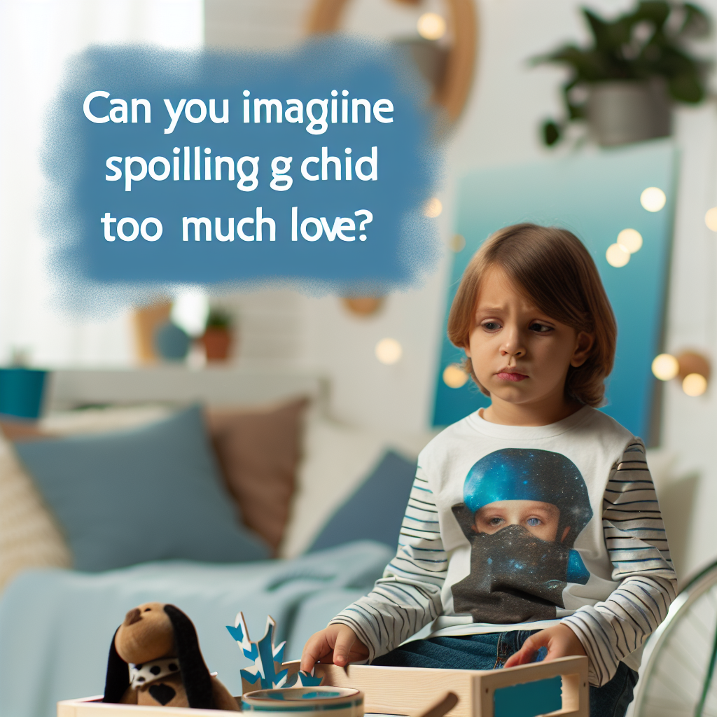 Pensate di poter viziare il vostro bambino con troppo amore?